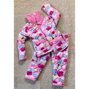 QUILTED WINNIE THE POOH LOUNGE WEAR SIZE 4/5